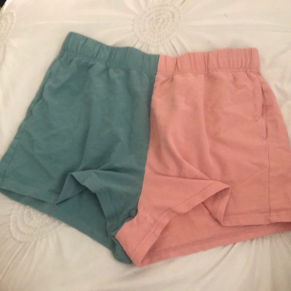 Half and half comfy sweat shorts